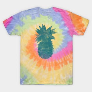 Pineapple Painted Tropical Fruit T-Shirt